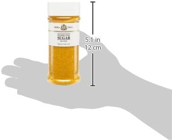 India Tree Gold Sparkling Sugar, 7.5 oz | Vibrant Decorating Sugar for Cakes, Cookies & Holiday Desserts - Image 6