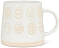 Abbott Collection Wide Base Mug with Patterned Eggs by AbbottCollection