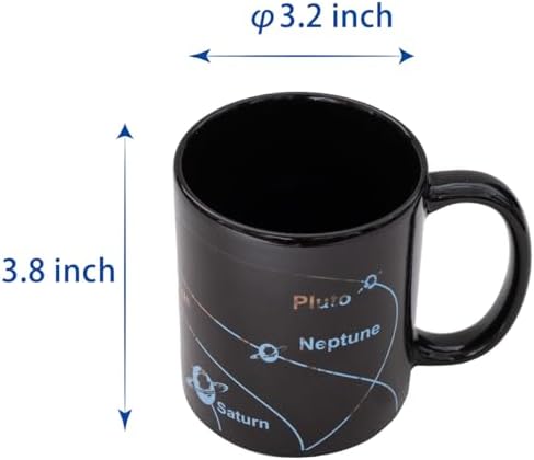 Kmiles Solar System Earth Heat Changing Mug 12 Ounce Colour Changing Magical Coffee Mug Tea Cup. - Image 4