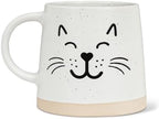 Abbott Collection Wide Base Mug with Cat Face - Image 2