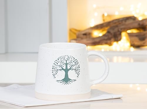 Abbott Collection Wide Base Mug with Tree of Life - Image 2