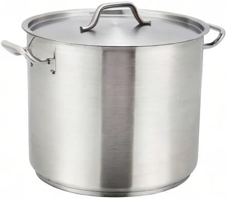 Winware Stainless Steel 32 Quart Stock Pot - Image 8