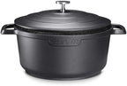 Large Dutch Oven Pot with Lid-7.5QT Cast Aluminum Oven Pot with Two Handles by INSETFY