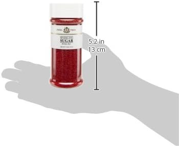 India Tree Red Sparkling Sugar, 5.63 oz | Vibrant Decorating Sugar for Holiday Baking, Cakes & Cookies - Image 4