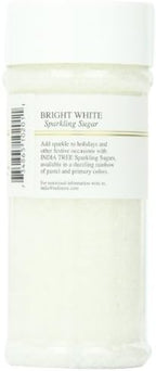 India Tree White Sparkling Sugar, Coarse Decorating Sugar, 7.5 oz Jar - Image 4