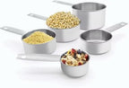 Premium No Rust 10-Piece Stainless Steel Measuring Cups & Spoons Set, Cups and - Image 3