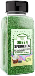 Unpretentious, Sprinkles: Green Sprinkles Jimmies, 12.8 Oz by Unpretentious
