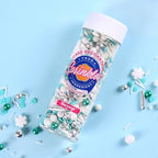 Snowflake Sprinkles for Cake Decorating 4.23 ounce Frozen in Sugar Pearls Sprinkles for Cupcakes Topper Cookie Metallic Sprinkles Mix Jimmies Confetti Cake Decorations for Kid's Birthday Christmas Party - Image 5