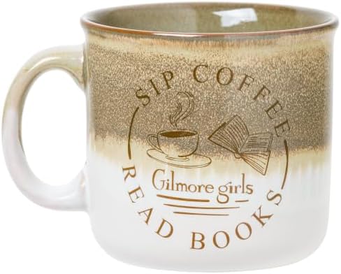Silver Buffalo Gilmore Girls Logo Reactive Glaze Ceramic Camper Mug, 20oz - Image 2