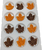 Maple Leaf Cakes Decorations Edible Thanksgiving Sugar Icing Decorations by EPHVODI