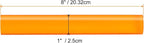 HARFINGTON Acrylic Clay Roller 8 Inch x 1 Inch Solid Non-Stick Plastic Round - Image 2