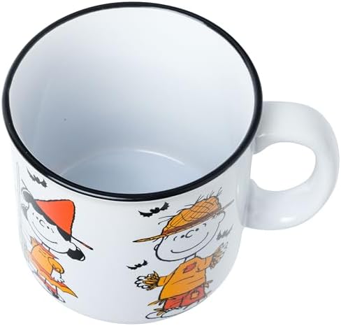 Silver Buffalo Peanuts Halloween Squad Costumes, Ceramic Camper Mug, 20oz - Image 5