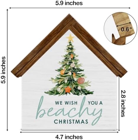 Beach Christmas Decorations, We Wish You a Beachy Christmas - Image 2