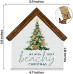 Beach Christmas Decorations, We Wish You a Beachy Christmas - Image 2