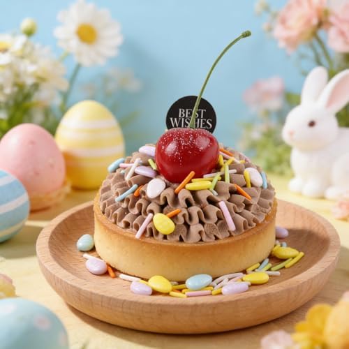 Easter Sprinkles for Cake Decorating, Spring Pastel Sprinkles Mix with Bunny Carrot Jimmies Nonpareils for Cookies Baking Cake Ice Cream Cupcakes Topping - Image 2