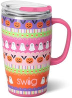 Swig Life 18oz Insulated Travel Mug with Handle & Lid, Trick or Treat by SwigLife