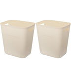 UUJOLY Plastic Small Trash Can Wastebasket, Garbage Container Basket by UUJOLY