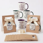 LemonRoad 6 Set Employee Appreciation Gifts 12 oz Thank You Mug and Mug Box by Unknown