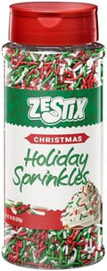 Christmas Sprinkles for Baking, 10 oz – Holiday Cookie Decorations by Zestix