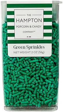 Bright Green Sprinkles Jimmies 2 oz, Sprinkles For Cake Decorating, Baking, Ice Cream & More, The Hampton Candy Company - Image 4