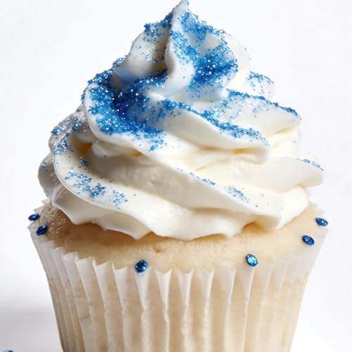 Edible Blue Sanding Sugar Sprinkles 142g/ 5.01oz Sparkling Blue Sugar Crystals for cake decorating for Cakes, Cookies, Cupcakes, Ice Cream Topping and Rimming Sugar - Image 7