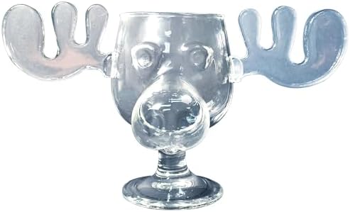 National Lampoon’s Christmas Vacation Griswold Moose Mugs – Holiday Drinkware Set, Movie Collectible Cups, Gag Gift, White Elephant for Adults Kids and Family - 8 oz glass - Image 5