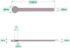 1/4 Teaspoon Long Handle Plastic Measuring Spoon - Image 2