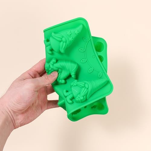 Christmas Silicone Mold for Baking - 2 Pack Christmas Candy Chocolate Molds for Handmade Soap, Chocolate, Jello, Cake Cupcake Decoration, Candy and Candles - Image 5