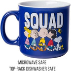 Silver Buffalo Peanuts Squad Ceramic Camper Mug, Classic Drinkware, 20oz - Image 3