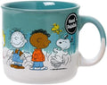 Silver Buffalo Peanuts Snoopy, Reactive Glaze Camper Mug, 20oz by SilverBuffalo