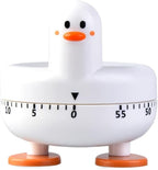 Cooking Timer Cute Duck Kitchen Timer 60 Minute Wind Up Mechanical Rotating by YEEKIDAIJ