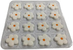 16 Pcs Edible White Sugar Flowers Cake Decorations Icing Decoration - Image 3