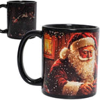 Kmiles Heat Changing Santa Claus Mug Colour Changing Magical Coffee/Tea Cup 12 Oz, Red/Black, Wonderful Christmas Gifts. by Kmiles