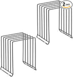 mDesign X-Large Steel Storage Tray Organizer Rack by mDesign