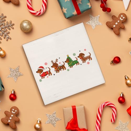 Dachshund Christmas Decor, Cute Wiener Dog Wooden Sign for Christmas - Image 4