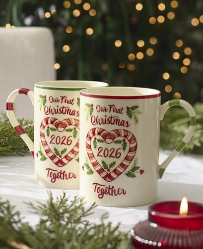 Lenox Holiday Our First Christmas Together Christmas Mug Set for 2, 16oz - Image 4