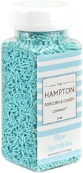 Blue Sprinkles Jimmies 3.17 oz, Sprinkles For Cake Decorating, Cake Sprinkles, Sprinkles For Baking, Ice Cream & More, The Hampton Candy Company by TheHamptonPopcornCandyCompany