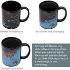 Kmiles Solar System Earth Heat Changing Mug 12 Ounce Colour Changing Magical Coffee Mug Tea Cup. - Image 3
