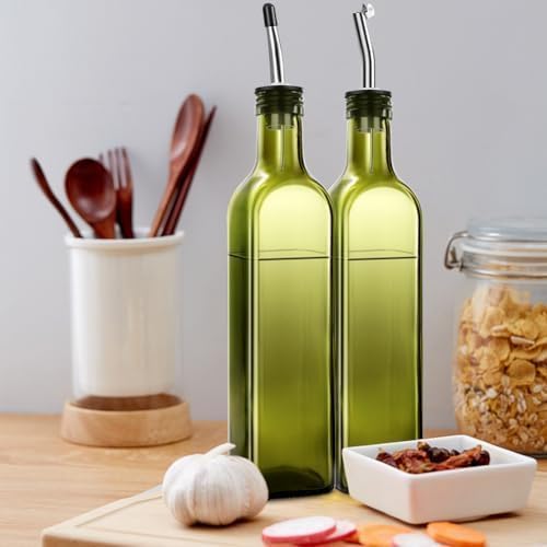 Leaflai Olive Oil Dispenser Bottle, 1 Brush and 1 Funnel Oil Bottles - Image 7