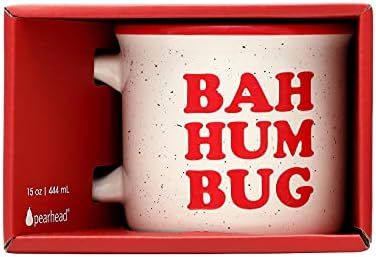 Pearhead Bah Hum Bug Christmas Camper Mug, Holiday Coffee Cup, 15 oz - Image 6