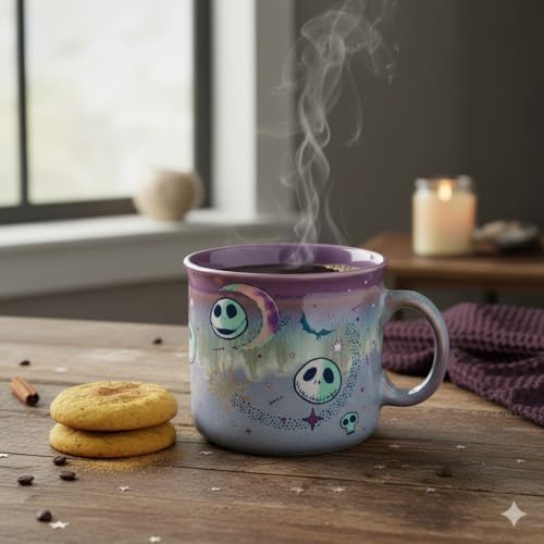 Silver Buffalo Disney Nightmare Before Christmas, Ceramic Camper Mug, 20oz - Image 2