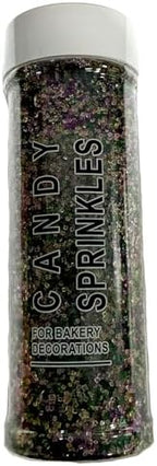 Edible 4-Colors Sanding Sugar Sprinkle 142g/ 5.01oz Sugar Crystals for Cake Decorating Baking Cakes Cupcakes and Cake Decorations for Wedding Parties Valentines Day Halloween Christmas - Image 6
