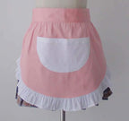 CRB Fashion Waist Apron Kitchen Cooking Restaurant Cotton Bistro Half Aprons - Image 2
