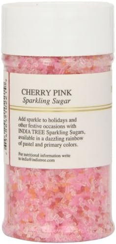 India Tree Cherry Pink Sparkling Sugar, 3.5 oz | Vibrant Multi-Color Blend for Baking & Decorating - Image 4