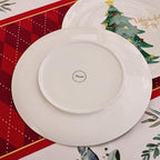 Christmas Dishes Set for 6,10 Inch Bone China Tree Dinner Plates,Xmas Table Centerpieces Porcelain Dinnerware Set (6pcs, 10 inch) - Image 6