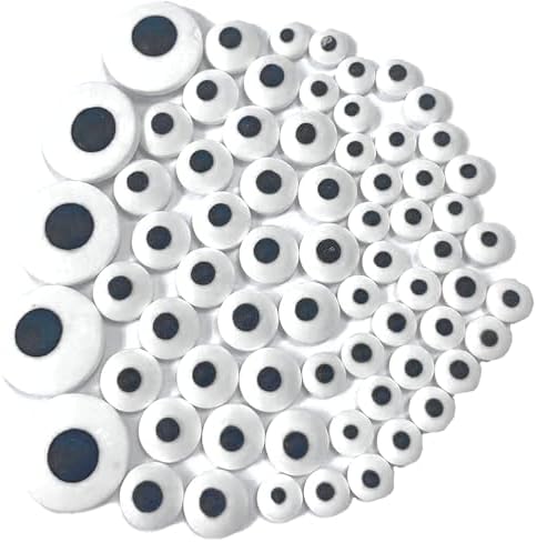 Sentovac Candy Eyeballs Eyes Edible Sprinkles Mix Size Cookie Cake Cupcake Toppers Decorations Candy Eyes for Christmas Halloween Easter Cake Decorations Supplies（7mm 10mm 18mm） - Image 4