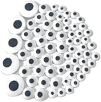 Sentovac Candy Eyeballs Eyes Edible Sprinkles Mix Size Cookie Cake Cupcake Toppers Decorations Candy Eyes for Christmas Halloween Easter Cake Decorations Supplies（7mm 10mm 18mm） - Image 4