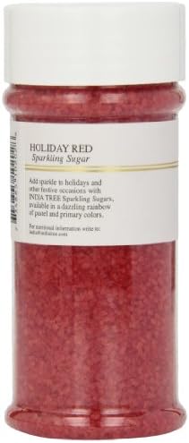 India Tree Red Sparkling Sugar, 5.63 oz | Vibrant Decorating Sugar for Holiday Baking, Cakes & Cookies - Image 3