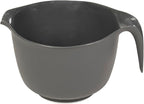 Glad Mixing Bowl with Handle – 3 Quart | Heavy Duty Plastic with Pour Spout and by GladTrashFoodStorage