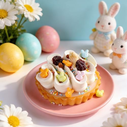 Easter Sprinkles for Cake Decorating, Spring Pastel Sprinkles Mix with Bunny Carrot Jimmies Nonpareils for Cookies Baking Cake Ice Cream Cupcakes Topping - Image 7